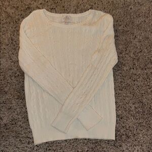 St. John's Bay Cream Crew Neck Sweater